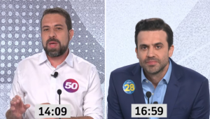 Debate: Boulos questiona ligação de Marçal com Doria; Marçal liga Doria a Nunes