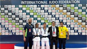 Brasil conquista a prata com Gabriel Falcão e bronze com Nauana no Grand Prix de Zagreb de judô