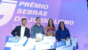 Sebrae Pernambuco reconhece trabalhos de jornalistas em evento para imprensa