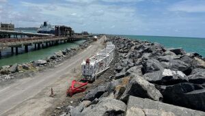 Porto de Suape: começam as obras para última etapa da recuperação do molhe 