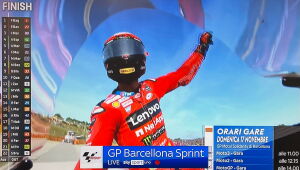 Bagnaia vence corrida sprint em Barcelona, adia título da MotoGP e mantém vivo sonho do tri