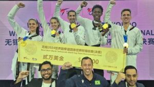 Brasil é bicampeão por equipes na Copa do Mundo de taekwondo na China