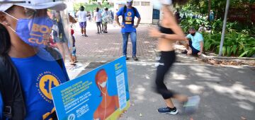 Prefeitura do Recife promove ação educativa nos parques por respeito às medidas de prevenção
