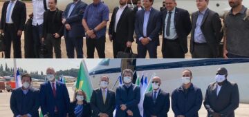 Comitiva brasileira é obrigada a usar máscara e seguir medidas contra a Covid em Israel