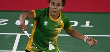 Fabiana Silva perde mais uma e está eliminada no badminton