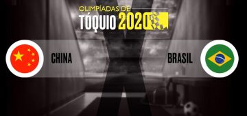 Acompanhe, em tempo real, todos os lances de China e Brasil, pelos Jogos de Tóquio