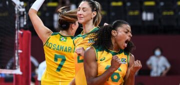 Brasil vence Coréia do Sul por 3x0 e vai disputar o ouro do vôlei feminino contra os EUA