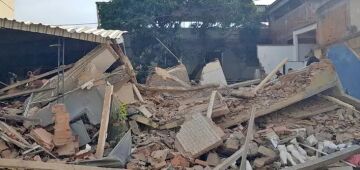 Prédio desaba em Nilópolis e deixa um morto e três feridos