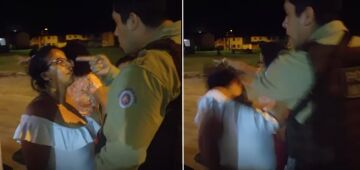 PM é filmado dando tapa no rosto de uma mulher na Bahia