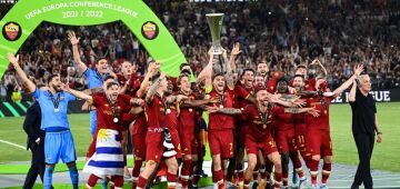Roma vence Feyenoord e é campeã da 1ª edição da Liga Conferência