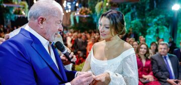Lula e Janja se casam em SP, e convidados como Alckmin, Dilma e Gilberto Gil gritam 'Olê, olá, Lula'