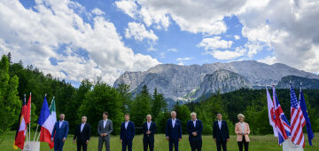 Líderes do G7 fecham acordo para destinar US$ 50 bilhões à Ucrânia neste ano