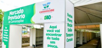 Primeira etapa do mercado provisório de Camaragibe é concluída