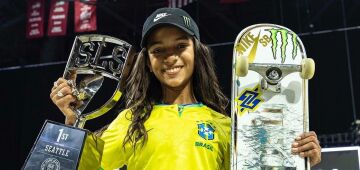 Rayssa Leal conquista etapa de Seatle da Liga Mundial de street