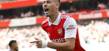 Martinelli marca nos acréscimos e Arsenal empata com Manchester City (1-1)