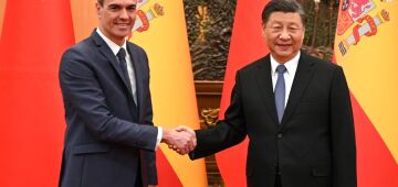 Em visita à China, Sánchez pede a Xi que fale com líder ucraniano