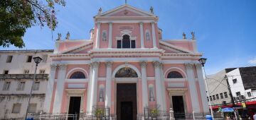 Erguida em 1882, Basílica da Penha tem estrutura inspirada no estilo neoclássico