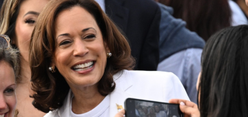 Kamala Harris em seu momento estelar na Convenção Democrata