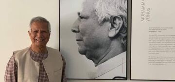 Muhammad Yunus chega a Bangladesh para formar governo interino