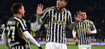 Juventus ficará sem seu artilheiro Vlahovic por dois ou três meses