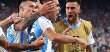 Argentina vence Chile com gol no fim e se classifica às quartas da Copa América