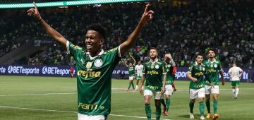 Palmeiras vence 5ª seguida com brilho de Estêvão, contra o Juventude