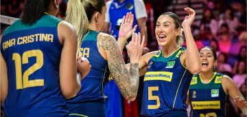 Brasil x Turquia: Seleção Feminina de Vôlei defende invencibilidade; saiba onde assistir 