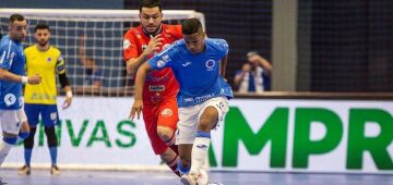 Jogando fora de casa, Náutico sofre goleada do Cruzeiro no Brasileirão de Futsal; veja os gols