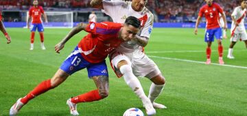 Chile e Peru pouco produzem e ficam no empate sem gols em jogo ruim na estreia da Copa América