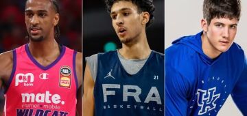 NBA Draft 2024: "gigantes" franceses e destaques universitários entre os cinco favoritos