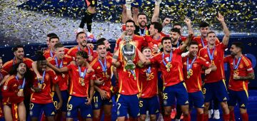 Espanha vence Inglaterra e conquista a Eurocopa pela quarta vez 