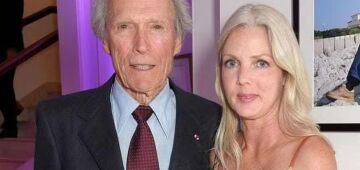 Christina Sandera, namorada de Clint Eastwood erarecepcionista de hotel e vivia há 10 anos com ator