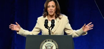 Kamala acusa Trump de querer "poder sem controle"