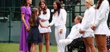 Princesa Kate chega a Wimbledon para a final masculina