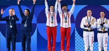 China se destaca no tiro esportivo e conquista a 1ª medalha da Olimpíada de Paris-2024