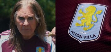 Com participação de Ozzy Osbourne, Aston Villa divulga novo uniforme; veja o vídeo