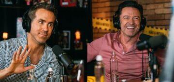 Hugh Jackman e Ryan Reynolds participam do Podpah e elogiam brasileiros