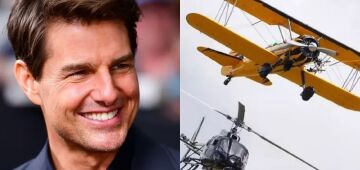 Tom Cruise se pendura em avião durante filmagens de novo ''Missão: Impossível''