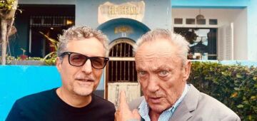 Udo Kier em "O Agente Secreto"? Kleber Mendonça publica foto com ator no Recife e gera especulação