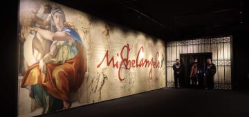 Exposição imersiva "Michelangelo: O Mestre da Capela Sistina" chega ao Recife