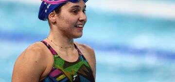 Beatriz Dizotti termina na sétima posição nos 1500m livre da natação 