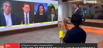 Funcionária de limpeza "invade" programa ao vivo na GloboNews