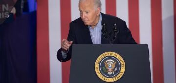 Após confundir Zelensky com Putin na Otan, Biden promete ser candidato