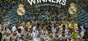 Real Madrid vence Atalanta e conquista Supercopa da Europa em estreia de Mbappé 