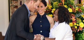 Príncipe Harry e sua esposa Meghan visitam a Colômbia para campanha contra assédio virtual 