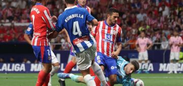 Atlético de Madrid desperdiça muitos gols e só empata com o Espanyol no Campeonato Espanhol