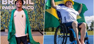 Gabriel Araújo e Beth Gomes serão os porta-bandeiras na abertura dos Jogos Paralímpicos