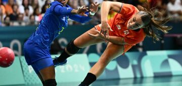 Brasil perde para a Holanda no handebol feminino e chega a terceira derrota seguida