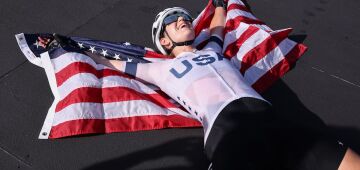 Americana Kristen Faulkner conquista ouro no ciclismo de estrada de Paris-2024