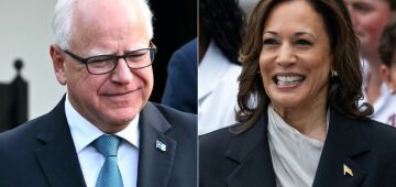 Kamala Harris e Tim Walz são aguardados na Filadélfia para primeiro comício conjunto